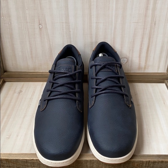 NEW G.H. Bass & Co Percy WX B Leather Blue Tan - Picture 2 of 8